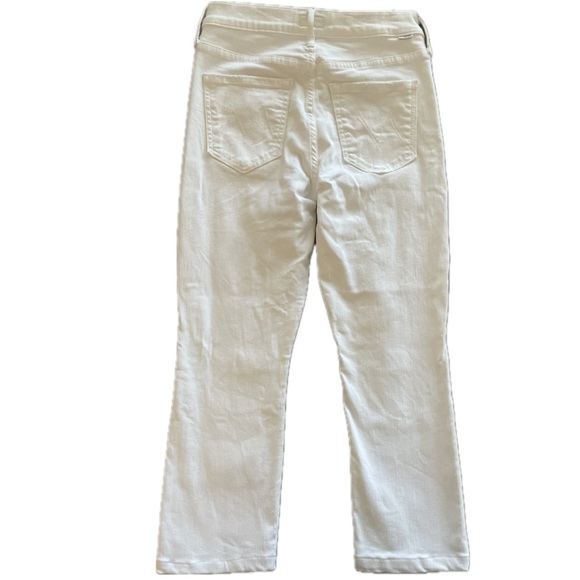 MOTHER Mid Rise Dazzler Ankle Jean, White sz 26 - Picture 3 of 9